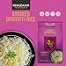 Authentic Smoked Basmati Rice by Khazana in 10 lb Bag - Aromatic and Flavorful Indian Grain - Non-GMO, Gluten Free, Kosher, Cholesterol Free