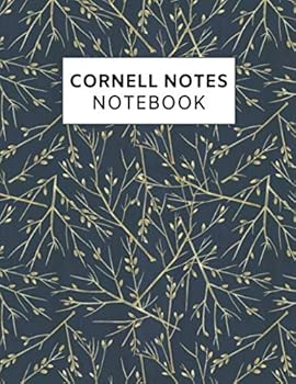 Paperback Cornell Notes Notebook: Cornell Note-Taking Book for School Students, Meetings, 110 Pages, 8.5" x 11" Book