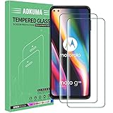 AOKUMA Cristal Templado Motorola Moto G 5G Plus, [2 Unidades] Protector Pantalla para Motorola Moto G 5G Plus Robusto Antiarañazos Antihuellas con Borde Redondeado Dureza 9H+ Antiburbujas