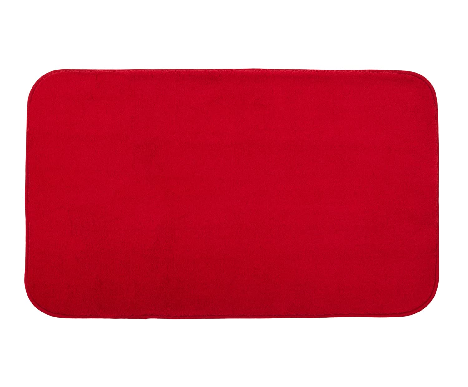 Tapis de bain microfibres antidérapant Gözze Rio rouge 50 x 70 cm