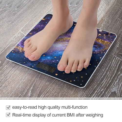 Galaxy Glitter Báscula Digital de Baño Precisa y Estable miniatura 5