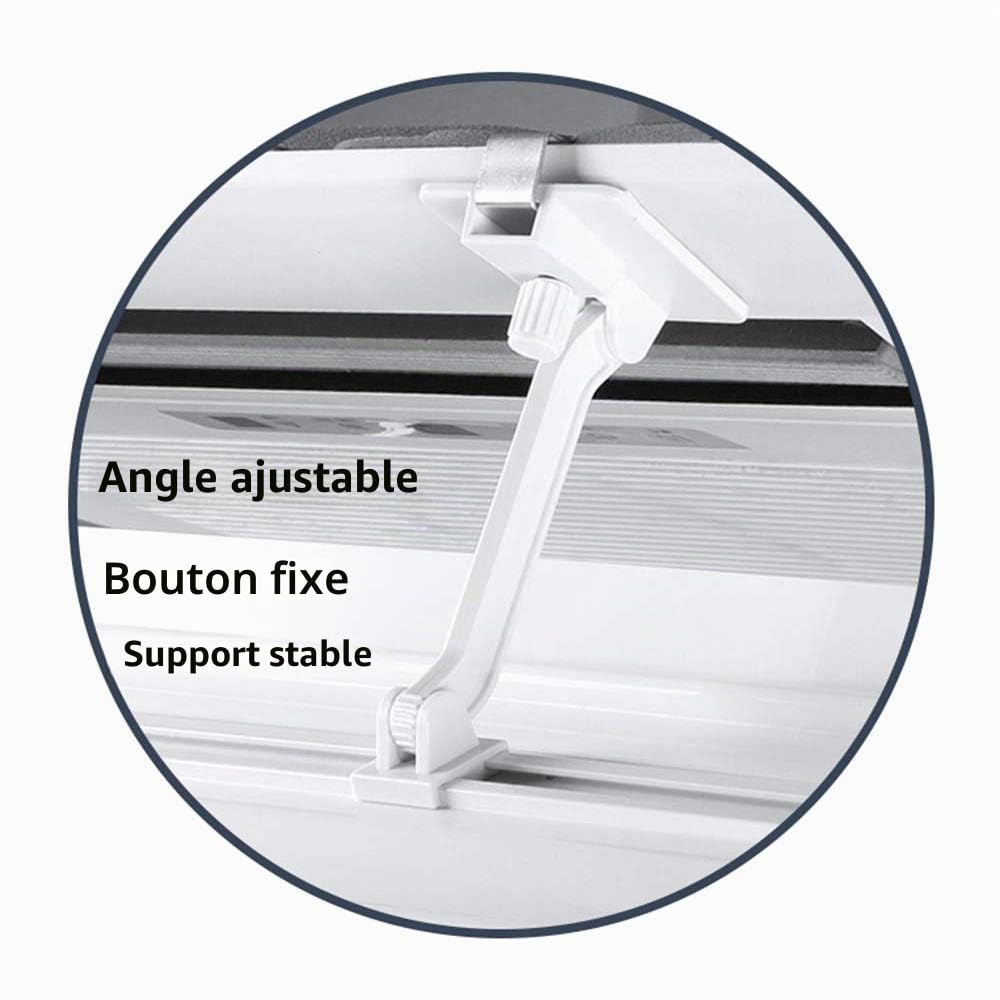 DéFlecteur de Climatiseur pour Climatiseur Central de Plafond, Angle RéGlable, Installation Facile, Plastique LéGer, EmpêChe L'Air Froid de Souffler Droit 40 / 60cm (Une Tranche) (40cm)