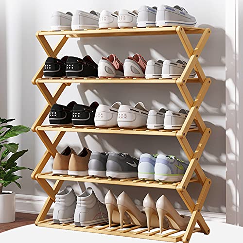 Organisateur de chaussures 5 couches pour optimiser les petits espaces entrée - 6