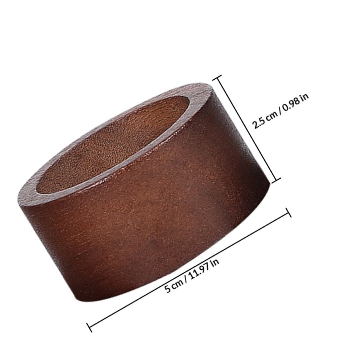 PRETYZOOM 12 Pièces Lot de Ronds de Serviette en Bois Rustiques et Élégants, Réutilisables pour Mariage ou Usage Domestique, Décoration Simple Qui Embellit L'ambiance Table