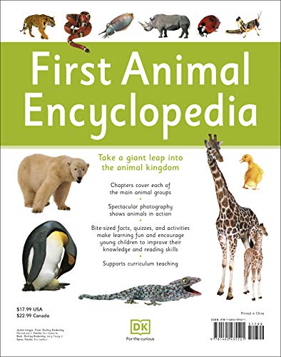 First Animal Encyclopedia: A First Reference Guide to the Animals of the World 2 51D3y7UG7qL