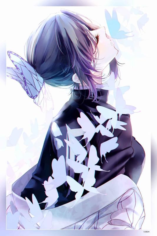 POSTERDADDY Anime Girls Digital Art Artwork 2D Portrait Display Vertical Kimetsu No Yaiba Koc Poster Reprint Matte Finish Paper Unframed 12 x18 Inch (Multicolor) - 11824