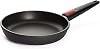 Woll Nowo Titanium Flat Pan Inductive Diameter 24 cm Height 5 cm with Removable Handle Suitable for All Hob Types Cast Aluminium Non-Stick Coating