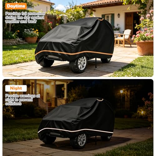 Image of Ride-On Toy Car Cover for Toddler Electric Vehicles, 52 inch x 28 inch x 24 inch