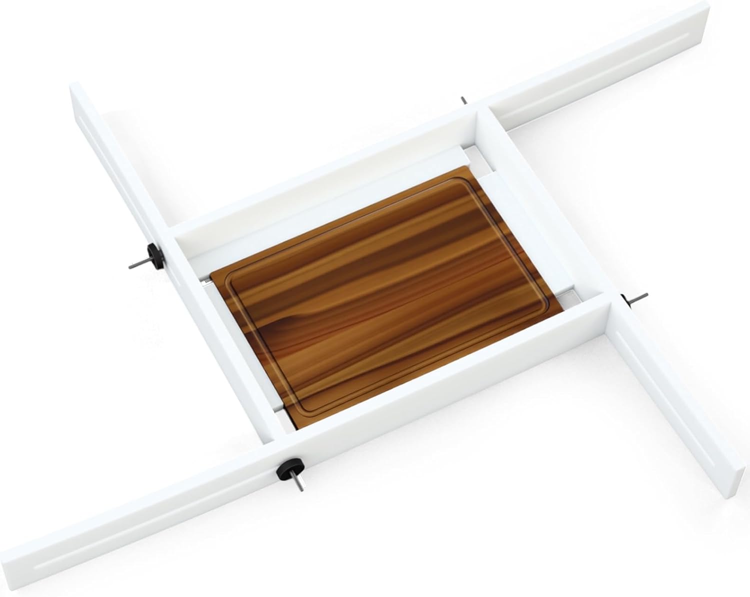 Adjustable Juice Groove Jig for Cutting Board up to 29" x 22" Router Template Guide Frame System for Woodworking Cutting Board Jig for Creating Square Grooves