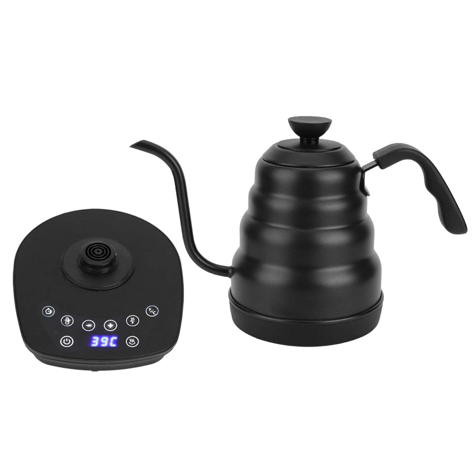 Bollitore Elettrico a Collo di Cigno con Schermo di Visualizzazione Controllo della Temperatura Variabile per Versare sul Bollitore per Caffè e Bollitore per tè, Tenere in caldo, Ebollizione Rapida