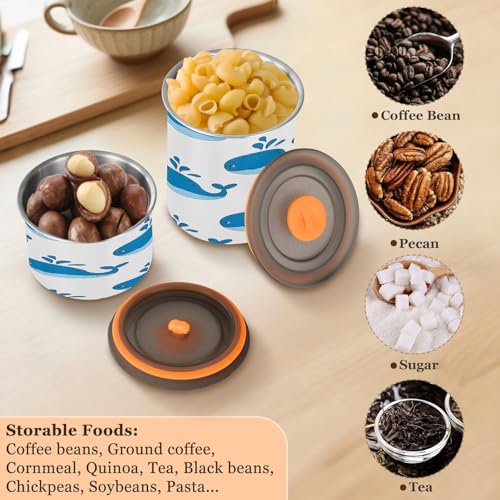 Recipiente hermético para café acero inoxidable 30 oz miniatura 5