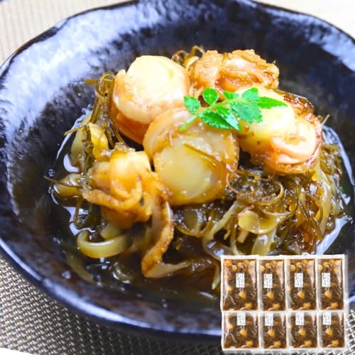 松前漬 帆立 400g ×8袋 北海道 数の子 ほたて ホタテ かずのこ ギフト 函館 誉食品