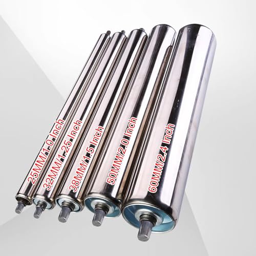 Rulli trasportatori di ricambio, diametro 5,1 cm, resistenti, per trasportatori (confezione da 5, efficienti, ideali per uso industriale)