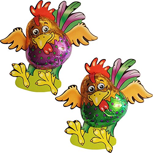 Melkchocolade Novelty Crazy Rooster (5 meegeleverd)