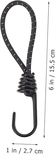 Miniatura 4 de 24 Pcs Hook Drawstring Camping Accessories Outdoor Teepee Awning Fixing Band Plant Pots Accessories Tent Camping Supplies High Elasticity Rope