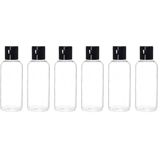 Empty Clear Plastic Bottles 50ml