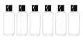 nsb herbals 50ml Empty Clear Plastic Bottles Refillable Travel Size Cosmetic Containers Small Leak Proof Squeeze Bottles