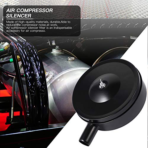 ULTECHNOVO 2Pcs Filtro de Entrada de Ar Do Compressor Corpo MetÃ¡lico Filtro de Entrada Silencioso S