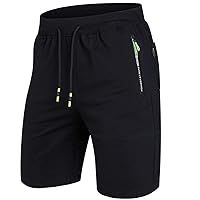 ZOXOZ Pantaloncini Sportivi Uomo Pantaloni Corti Cotone Estivi Elasticizzati Running