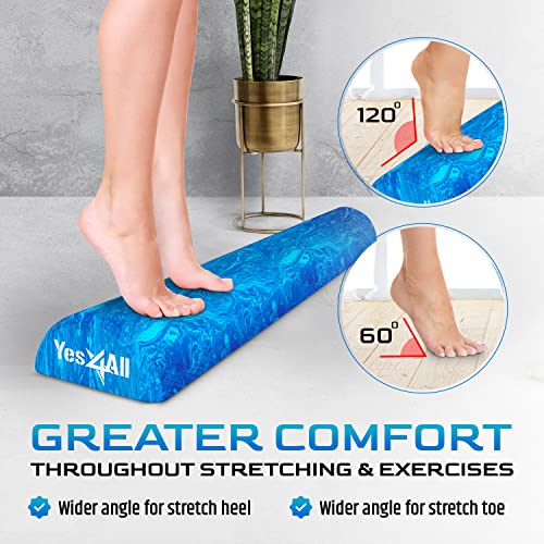 Yes4All Medium-Density EVA Foam Roller for Physical Therapy Half Yoga Back Roller for Muscle Massage, Back Pain Relief - Image 6