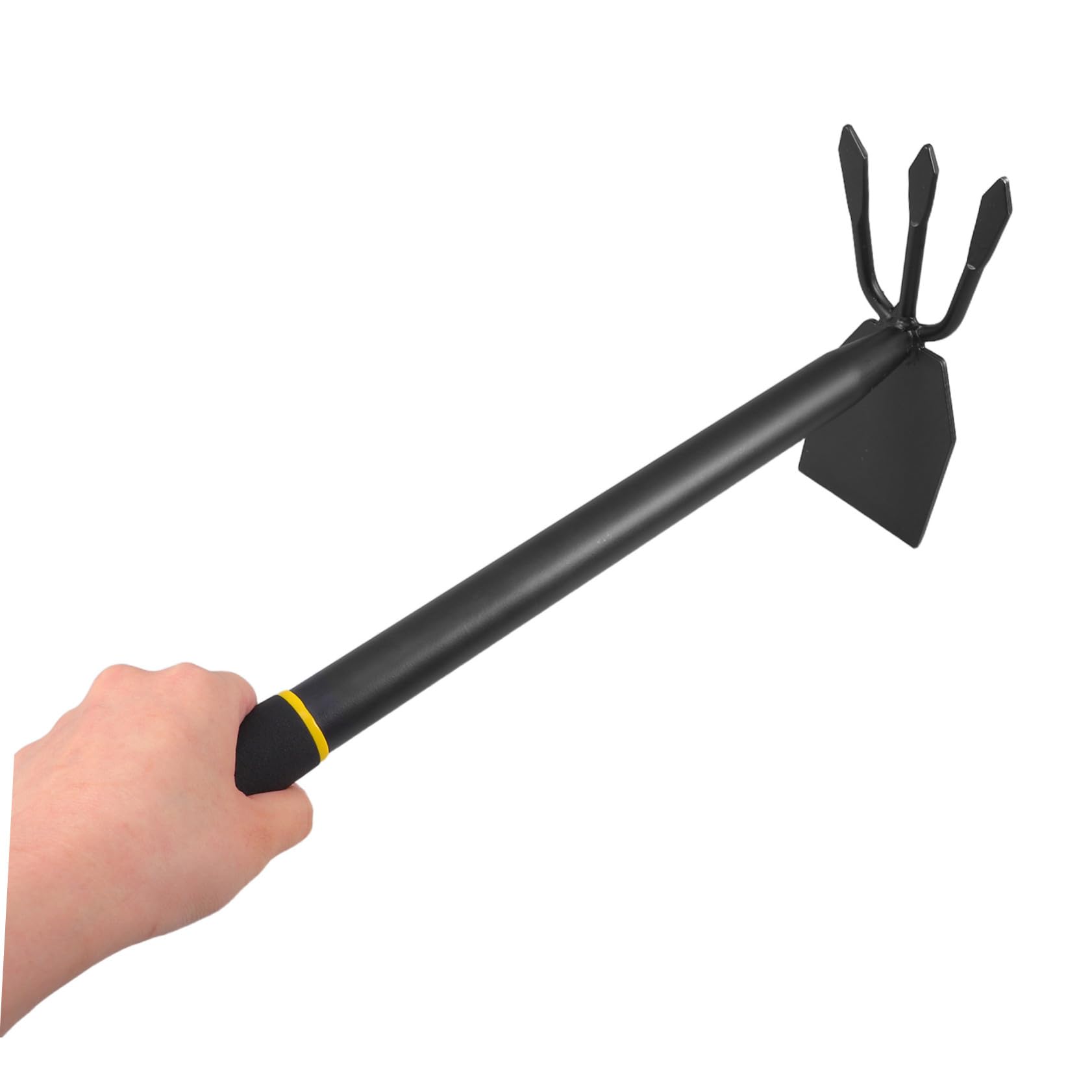 SOIMISS Azada de Dos Cabezas para Jardinería, Herramienta de Excavación Ergonómica y Duradera, Adecuado para Escardar y Plantar en Jardín o Huerto