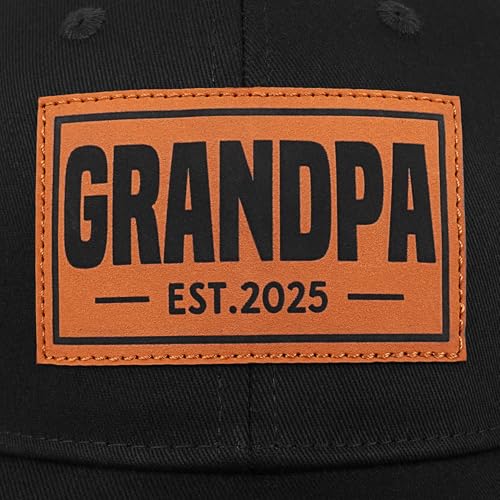 Image of Papa Dad Trucker Hat - Adjustable Men's Snapback Hats for Dad Grandpa, Fathers Day Birthday Gifts from Daughter Son