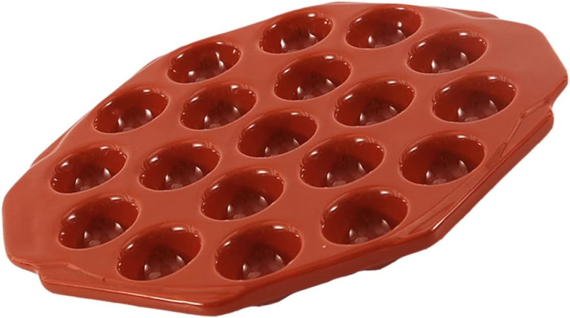 Food Holder Hotel Maker Conch BBQ Holes Takoyaki French Egg Restaurant -grids Snail Tool Multifunctional Baking Style Brown - Grill Tableware Plate Escargot Escargo Refrigerator Plate