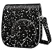 Produktbild Tasche für Fujifilm Instax Mini 11/Mini 9/Mini 8+/Mini 8 Sofortbildkamera, Kameratasche Premium PU Leder Schutzhülle mit Abnehmbaren Schulterriemen und Aufbewahrungstasche (Konstellation)