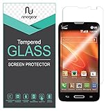(2-Pack) RinoGear Tempered Glass Screen Protector for LG Optimus Exceed 2 Case Friendly LG Optimus...