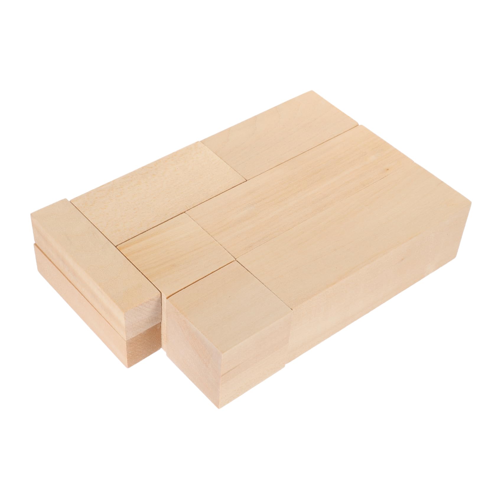 Blocs de Bois à Sculpter Vierge Jojofuny Bois Non Finis Loisirs Créatifs