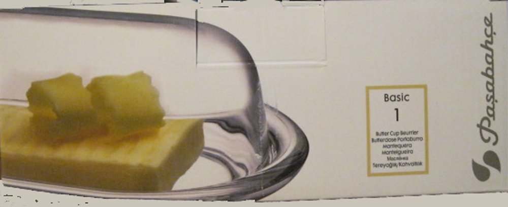 Europe Ware PASABACHCE Butter Dish, Clear