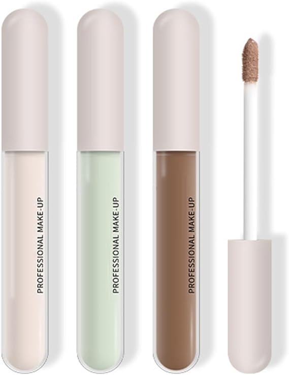 Foundation Makeup Liquid Full Coverage Mattle Oil Concealer 6 Colours Optional Great as a Gift Concealer Dark Circles Organic (One Size)