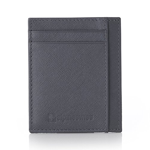Alpine Swiss RFID Front Pocket Wallet ID Card Case4
