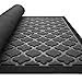 DEXI Door Mat Front Indoor Outdoor Doormat,Small Heavy Duty Rubber Outside Floor Rug for Entryway Patio Waterproof Low-Profile,17