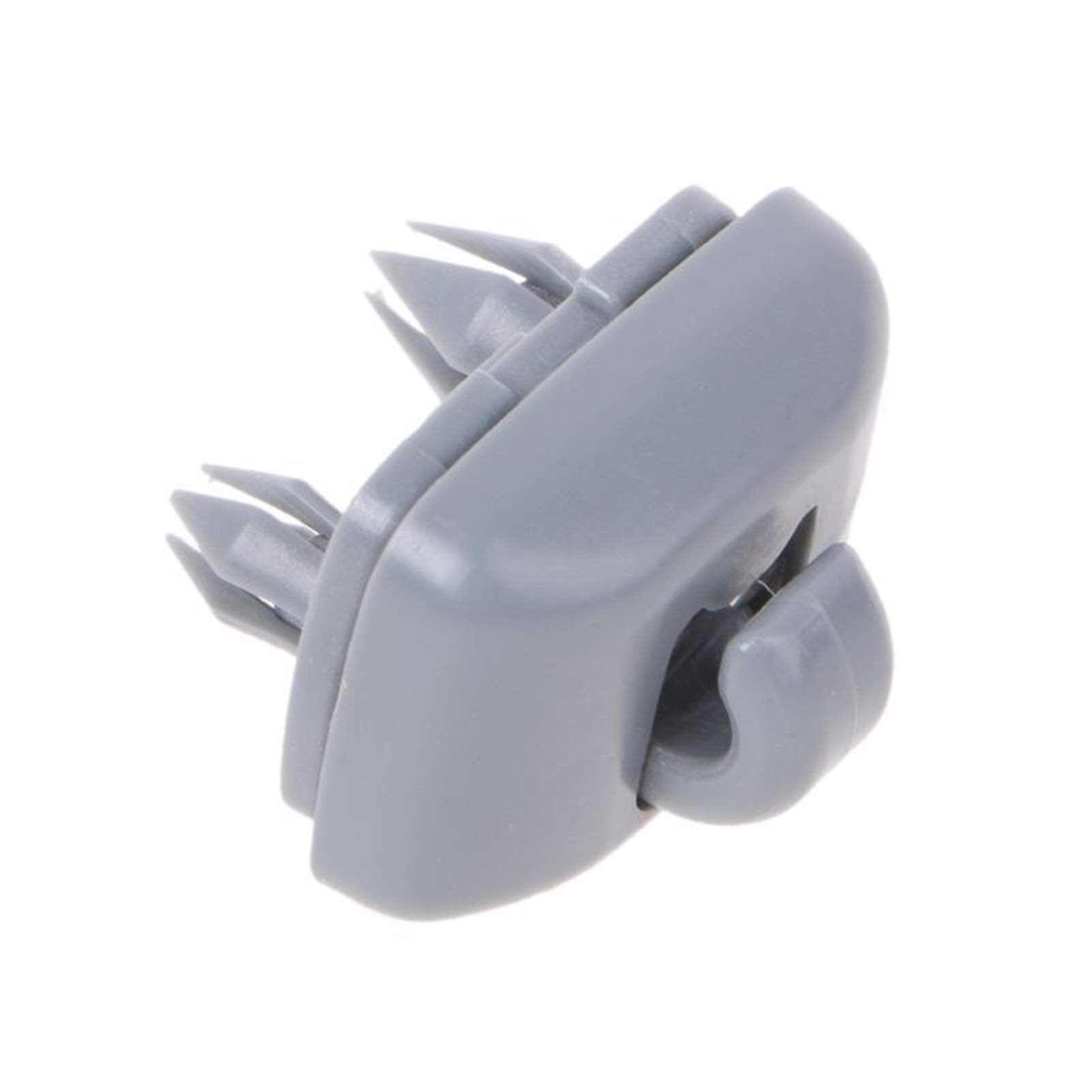 Auto Sun Visor Clip,Sun Visor Clip Hook 2PC Plastic Gray/Beige Sun Visor Clip Hook Holder For Audi A1 A3 A4 A5 Q3 Q5 2013 2014 2015 (Color : Gray - View #11