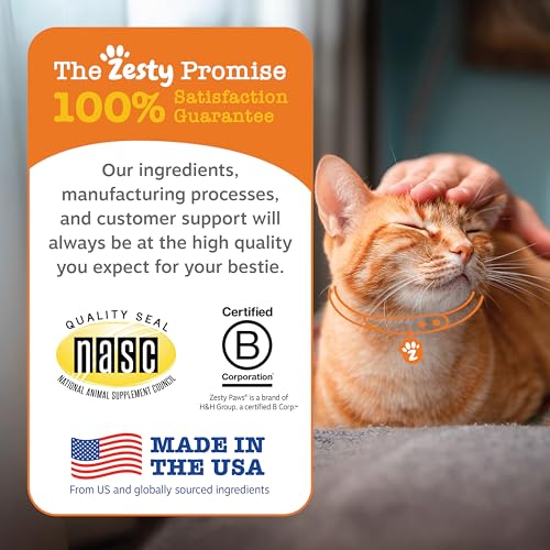 Image of Zesty Paws Calming Chews for Cats - Composure & Relaxation for Everyday Stress & Separation - with Ashwagandha, Organic Chamomile, L-Theanine & L-Tryptophan - Bacon - 60 Count - Cat