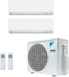 Ar Condicionado Bi Split Inverter Daikin 18.000 Btus (2x Evap 9.000 Btus) Quente e Frio 220v