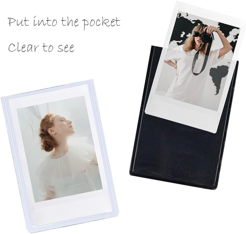 Miniatura 2 de Orga'Neat Marco magnético de fotos de 2 x 3 para Fujifilm Instax Mini película instantánea, marcos de fotos magnéticos para nevera, soporte para