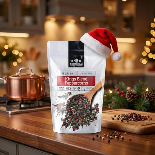 The Spice Lab Rainbow Peppercorns - Mixed Peppercorns Whole – 1 Pound Resealable Bag - Kings Peppercorn Medley - All Natural OU Kosher Gluten Free - Rainbow Peppercorns For Grinder Refill - Image 3