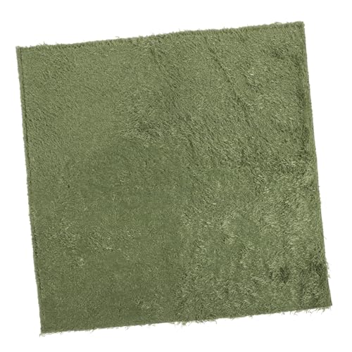 Mikikit Reptile Carpet Mat Durable Wear Resistant Terrarium Bedding with Imitation Grass Design for Leopard Geckos and Tortoises Easy to Clean and Maintain