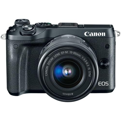 Amazon.com : Canon EOS M6 Mirrorless Digital Camera with 15-45mm