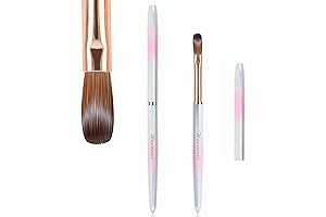 Kolinsky Acrylic Nail Brush Size 10 - Professional Nail Art Tool