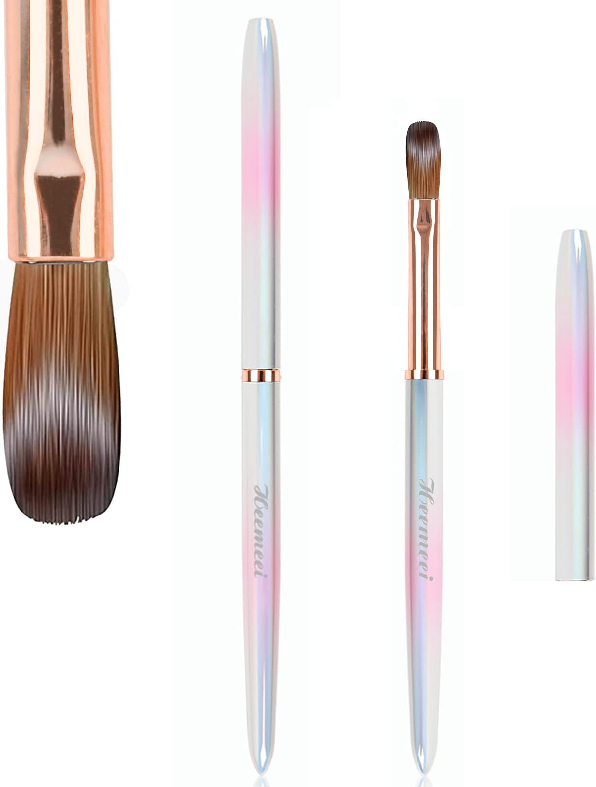 100% Kolinsky Acrylic Nail Brush, Size 10 Acrylic Brush for Nails