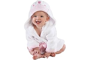Baby Girl Hooded Bathrobe: A Regal Comfort for Your Little Princess