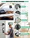 Tevlaphee Car Lock Box Punch Button Combination Car Window Key Safe Box Portable Key Storage Waterproof Security Lock Boxes for Keys,Credit Cards and Cash