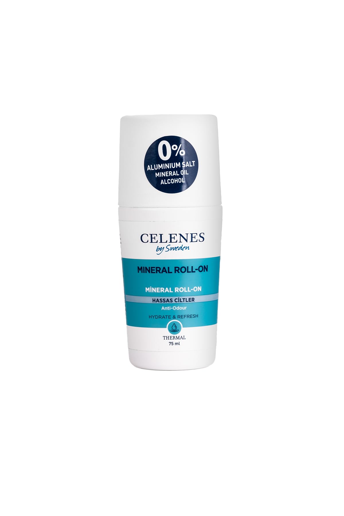 Celenes By Sweden Mineral Hassas Ciltler için Parfümsüz Roll-on, CEL.THE 5160007
