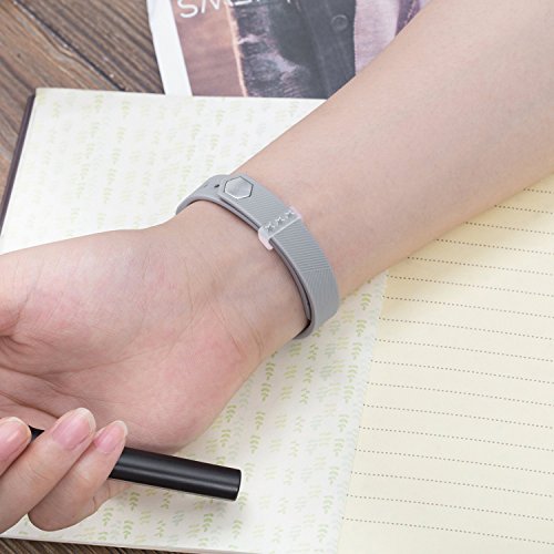 Image of Compatible with Flex 2 Accessory Bands, Classic Sport Silicone Fitness Replacement Band w /Metal Clasp for Fitbit Flex 2 Adjustable Accessories Bracelet&Strap Wristband Large(3Pack)