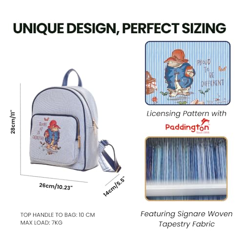 Signare Tapestry Women Backpack Rucksack Casual Daypack With Bear Marmalade Design (DAPK-PADD-CMM)3