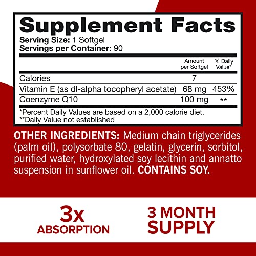 Qunol R440 Ultra Coq10 100Mg Softgels- 3X Better Absorption, Antioxidant For Heart Health & Energy Production, Coenzyme Q10 Vitamins And Supplements thumb #2
