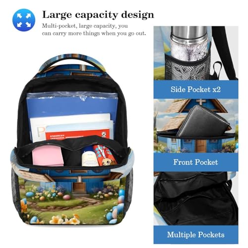 Lot de 2 cartables pour garçons et filles bleu et multicolore - 3